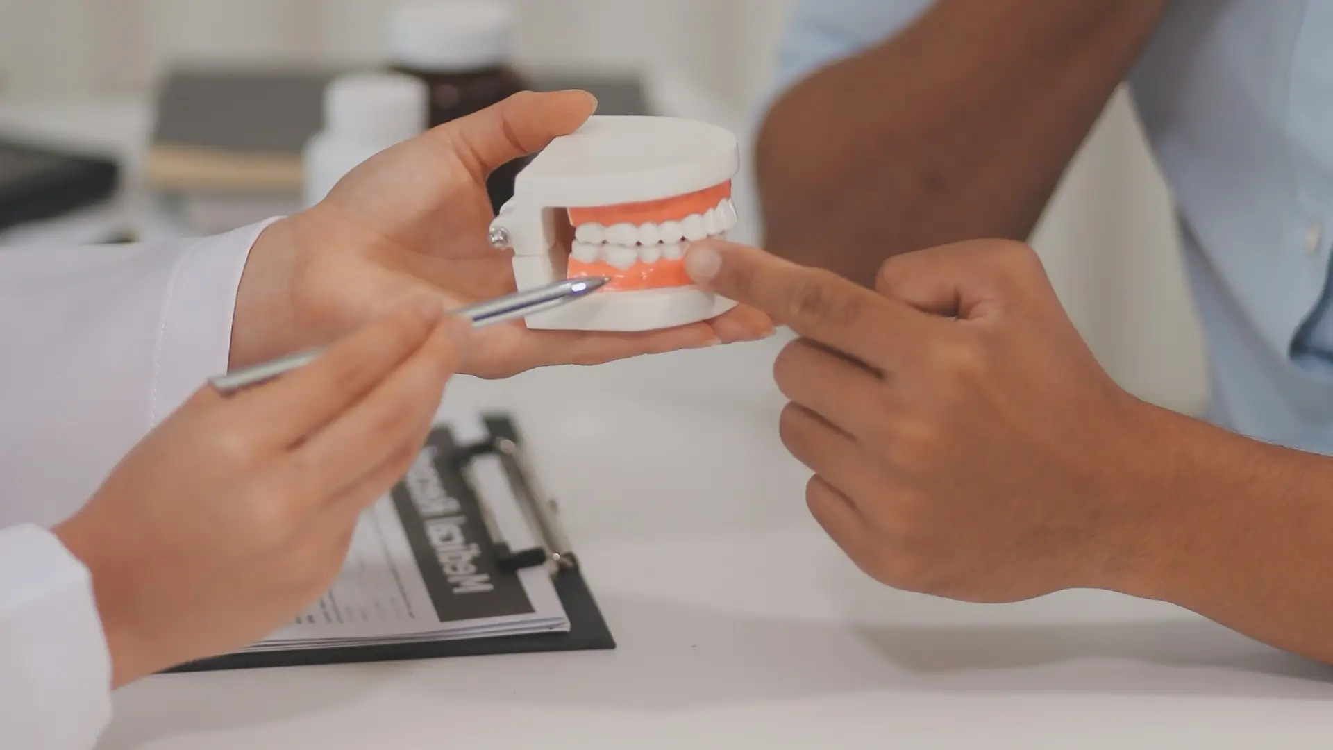 Silver diamine fluoride vs filling options explained during a dental visit